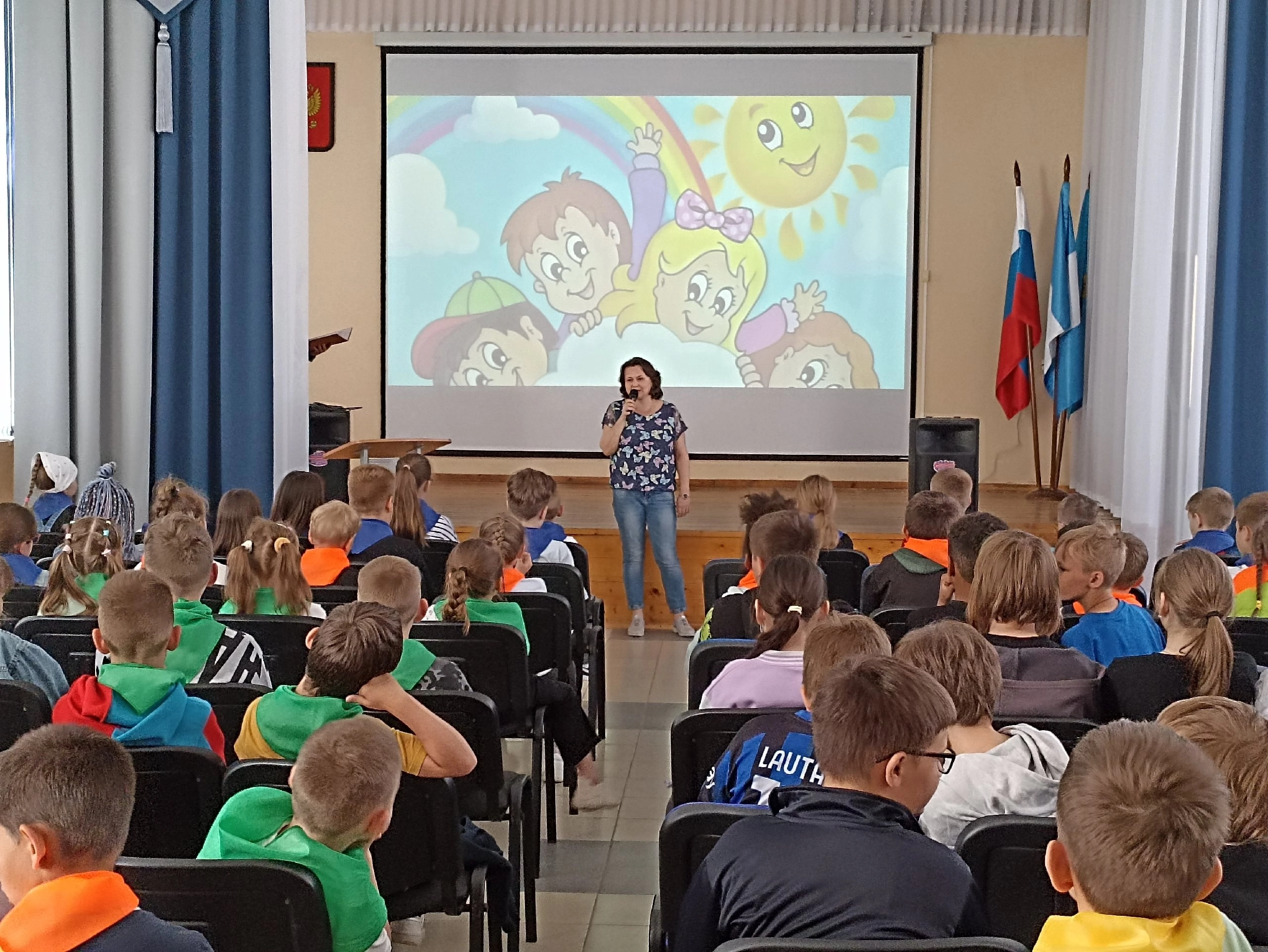 Второй день работы лагеря «Радуга талантов».